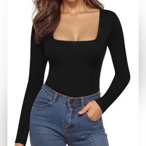 Square Neckline Bodysuit